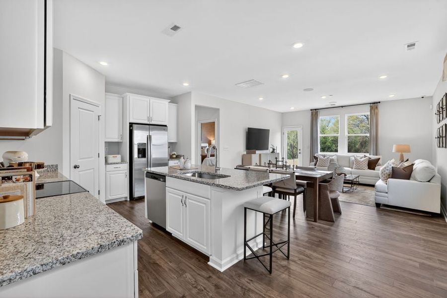 Representative furnished interior of a home built from the Linville by Taylor Morrison in Fincastle Glen, Shelby (Image 9).
