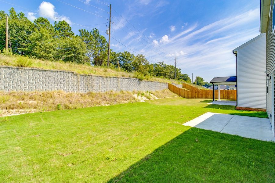 Exterior details and patio area of a home in Bluefield, Lexington (Image 20).