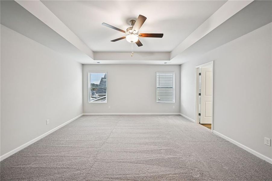 Spacious, unfurnished interior of a new home in The Hills at Cedar Creek, Winder (Image 48).