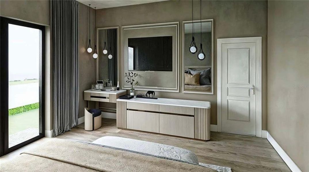 Furnished interior view inside a new home in , Placida (Image 8).