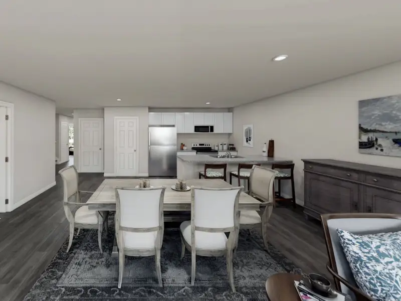 Furnished interior view inside a new home in Walnut Hills, La Grange (Image 11). Furnished interior view inside a new home in Walnut Hills, La Grange (Image 11).