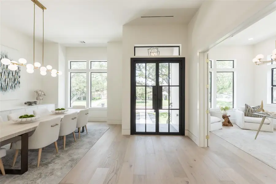Furnished interior view inside a new home in , Houston (Image 8).
