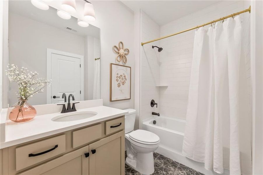 Furnished interior view inside a new home in The Tillery, Marietta (Image 7).