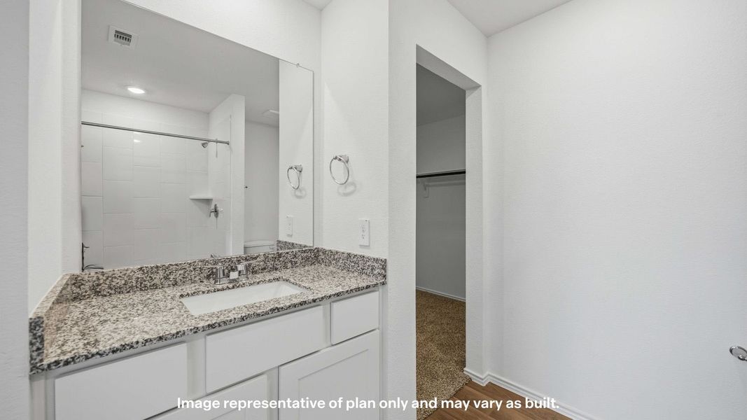 Representative furnished interior of a home built from the Dama by D.R. Horton in Deer Meadows, Odessa (Image 10).