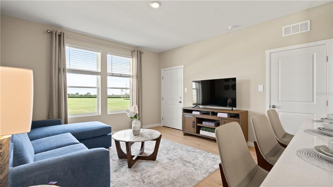 Furnished interior view inside a new home in , Clermont (Image 6).
