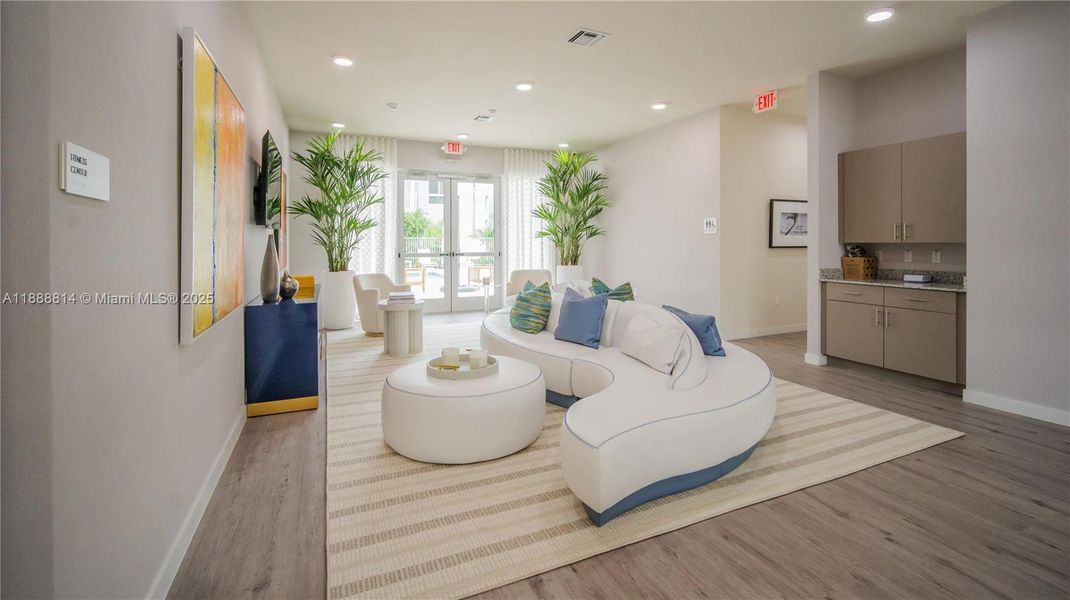 Furnished interior view inside a new home in , Dania Beach (Image 6).