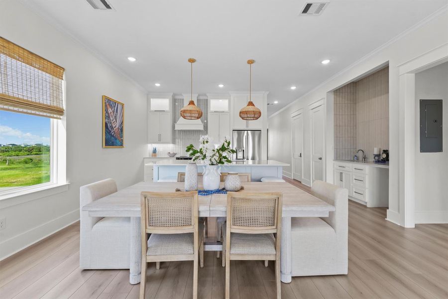 Furnished interior view inside a new home in , Galveston (Image 12).
