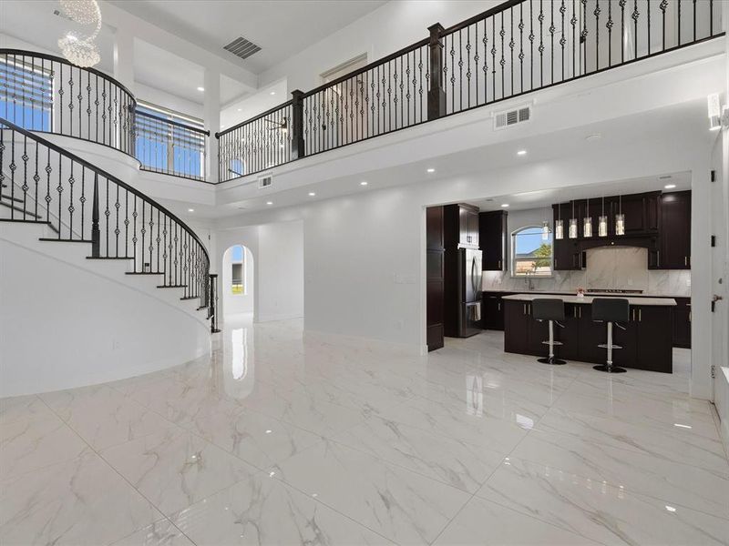 Furnished interior view inside a new home in , Krum (Image 7).