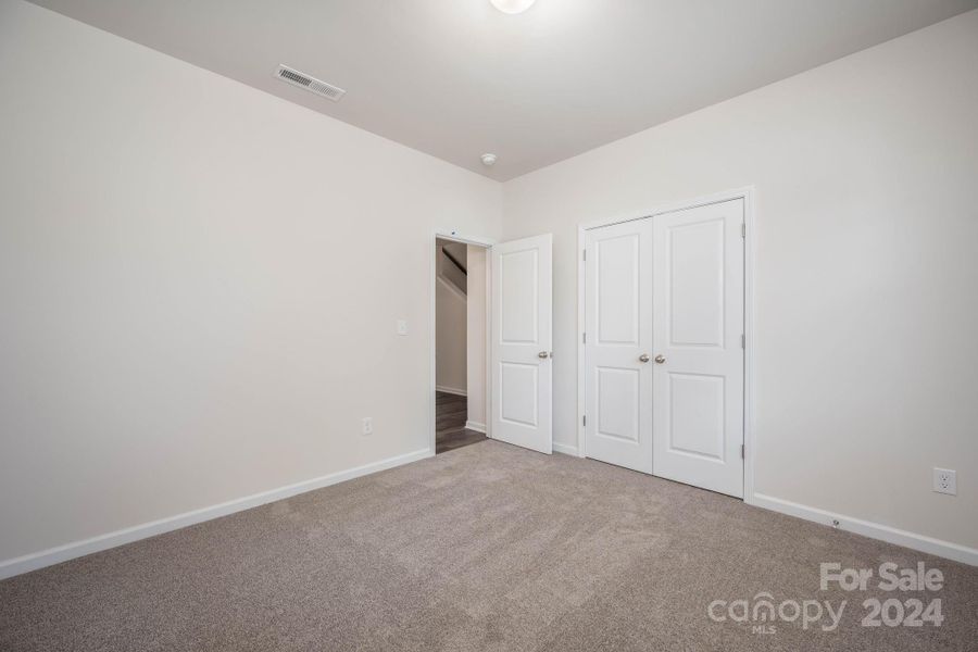 Bedroom 3 with large closet