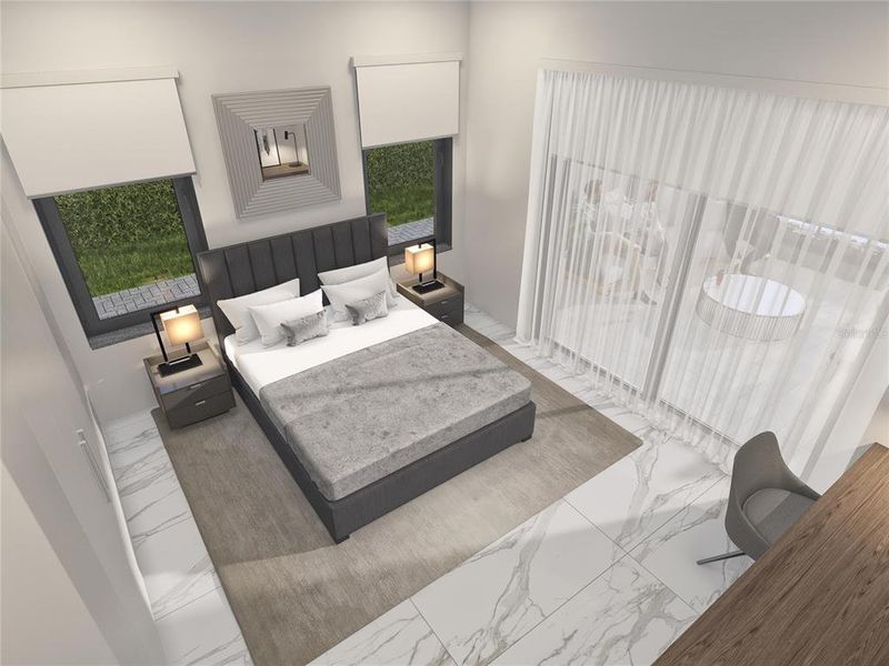 Furnished interior view inside a new home in , Port Charlotte (Image 15). Furnished interior view inside a new home in , Port Charlotte (Image 15).