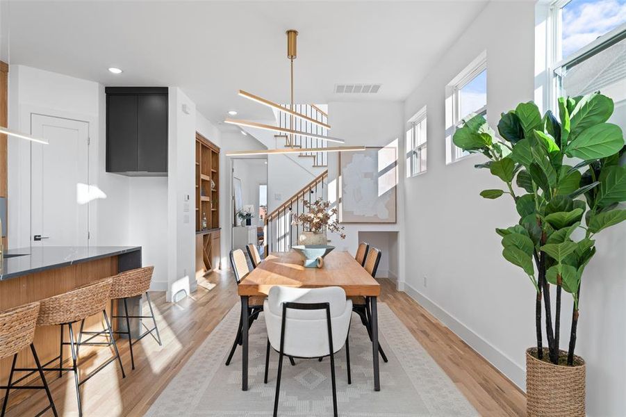 Furnished interior view inside a new home in , Dallas (Image 15).