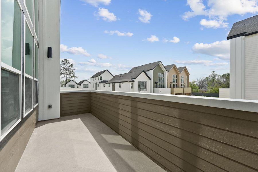 Front exterior of a new home in Highland Commons, Houston, TX, highlighting curb appeal (Image 17). Front exterior of a new home in Highland Commons, Houston, TX, highlighting curb appeal (Image 17).