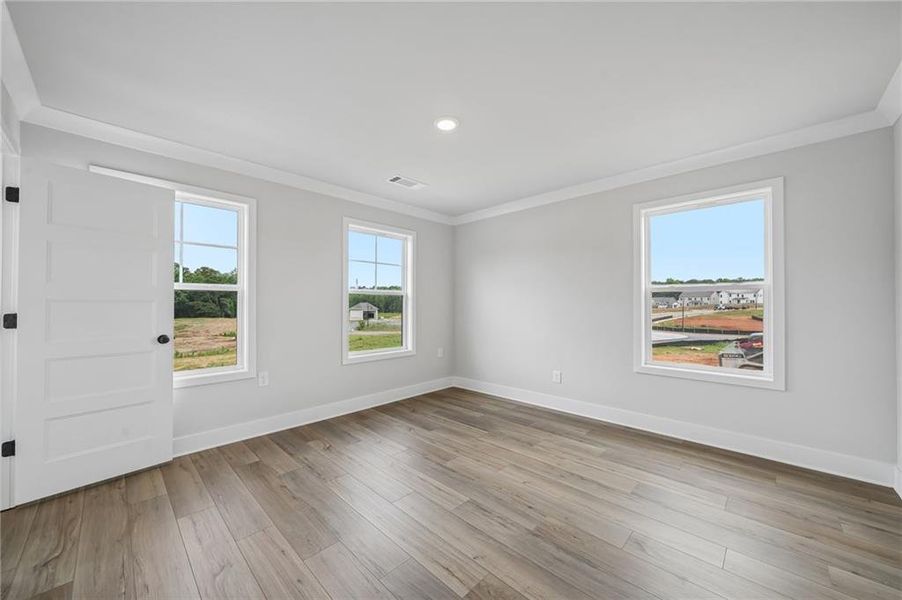 Spacious, unfurnished interior of a new home in Fowler Farms, Auburn (Image 39). Spacious, unfurnished interior of a new home in Fowler Farms, Auburn (Image 39).