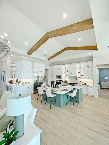 2D floor plan layout for the Willow Signature by GHO Homes in Belterra, Port St. Lucie, FL (Image 54).