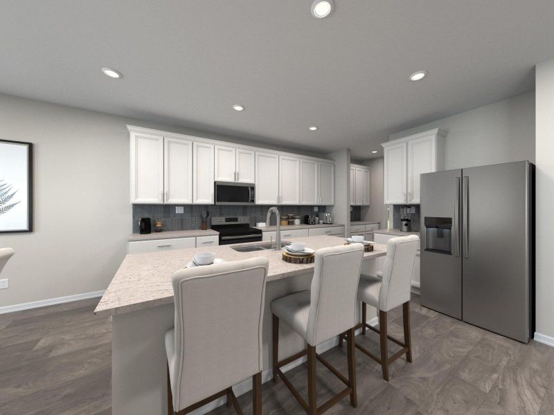 Photo is not of the actual home, but is an inspirational photo of builder’s model home and may depict options, furnishings, and/or decorator features that are not included