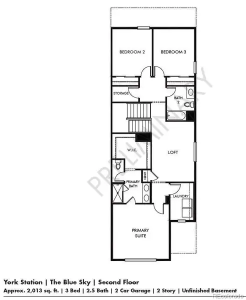 2D floor plan layout of this home in , Thornton, CO (Image 3).