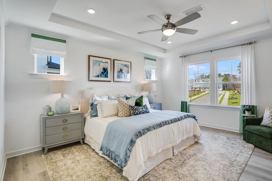 Representative furnished interior of a home built from the Savannah by Taylor Morrison in Silverstone Terraces, Knightdale (Image 9).