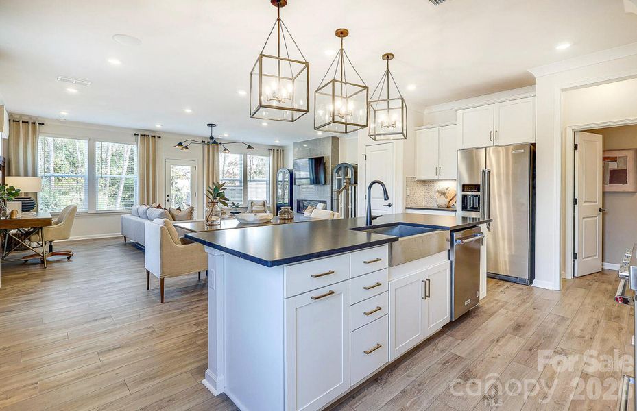 Furnished interior view inside a new home in Galloway Towns, Charlotte (Image 14).
