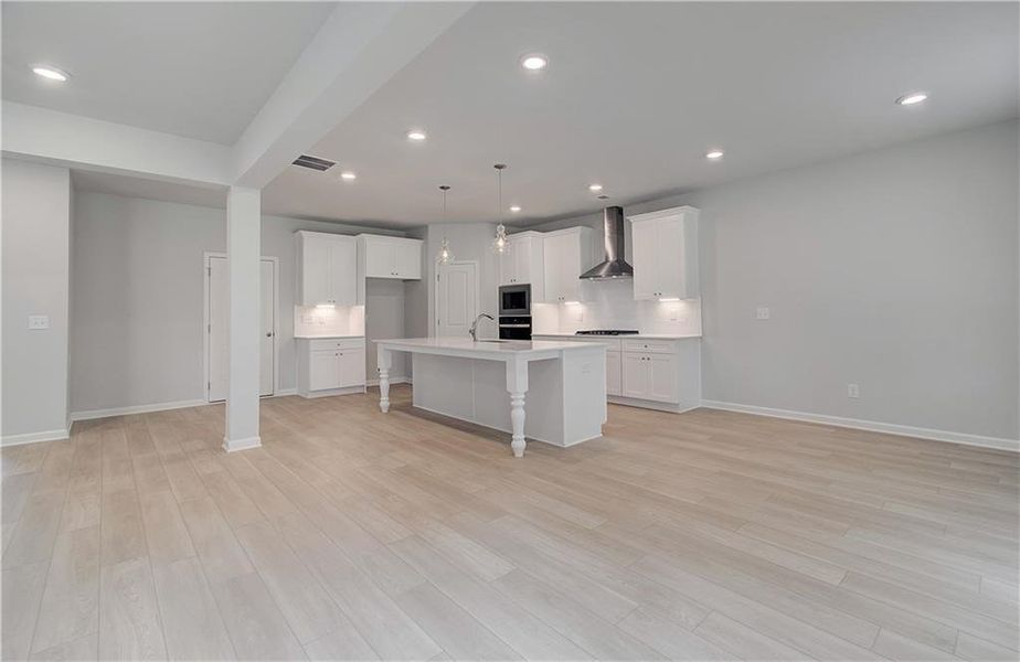 Furnished interior view inside a new home in Cambria at Traditions, Hampton (Image 12).