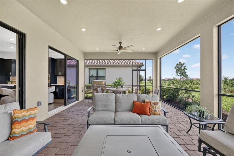 Exterior details and patio area of a home in Skye Ranch Community Group Page, Sarasota (Image 4). Exterior details and patio area of a home in Skye Ranch Community Group Page, Sarasota (Image 4).