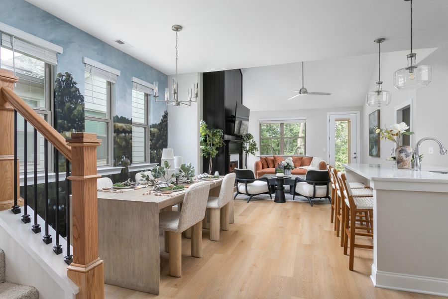 Representative furnished interior of a home built from the The Everwood by Greentech Homes LLC in The Thicket at Sedman Hills, Hixson (Image 7).