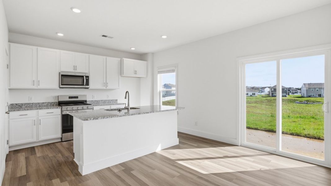 Furnished interior view inside a new home in Millstone Village, Morristown (Image 6).