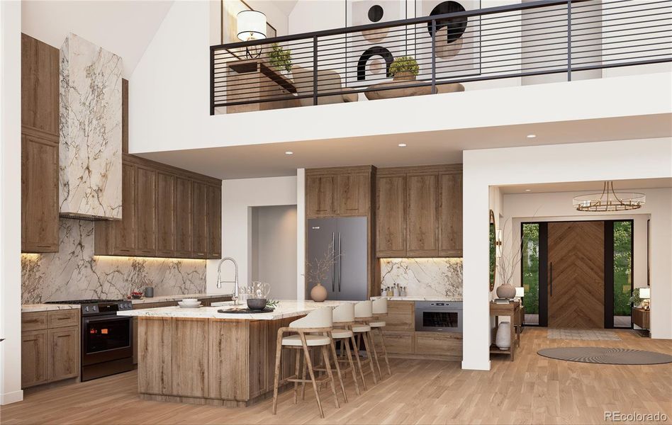 Furnished interior view inside a new home in , Conifer (Image 7).