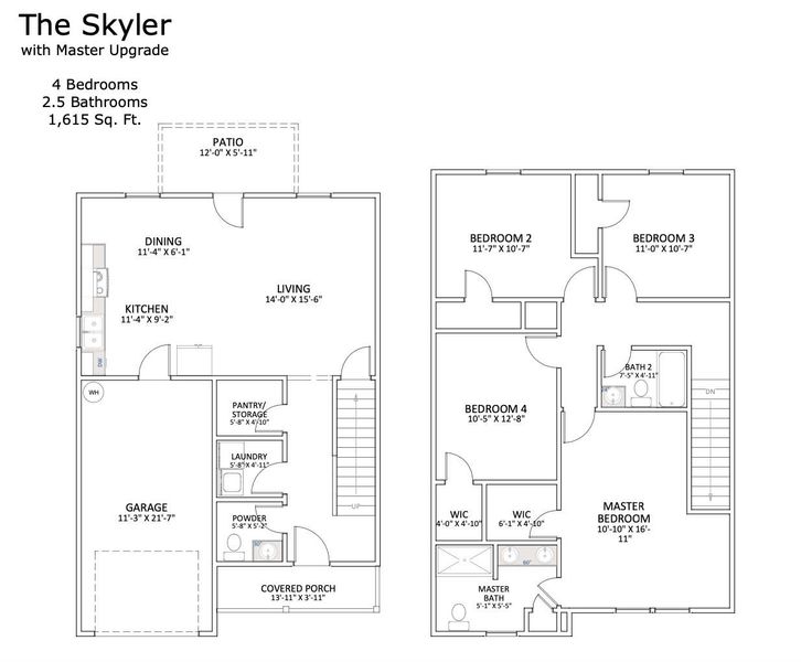 2D floor plan layout of this home in Arcadia Village, Arcadia, SC (Image 1). 2D floor plan layout of this home in Arcadia Village, Arcadia, SC (Image 1).