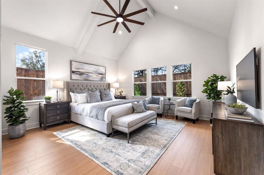 Furnished interior view inside a new home in , Sherman (Image 10).