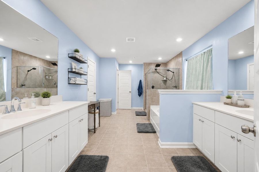 Furnished interior view inside a new home in Sweetgrass at Summers Corner, Summerville (Image 13).