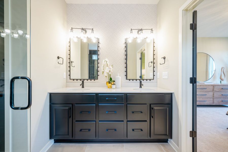 Representative furnished interior of a home built from the Camden by Fischer Homes in Easton Park, Dallas (Image 32).