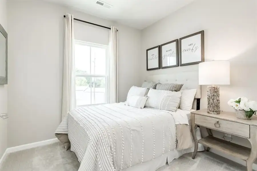 Representative furnished interior of a home built from the Beethoven Front Entry by Ryan Homes in The Towns at Millwood, Charlotte (Image 13).