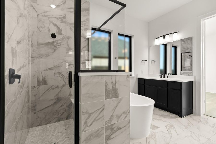 Furnished interior view inside a new home in Everly - 45', Hockley (Image 11).