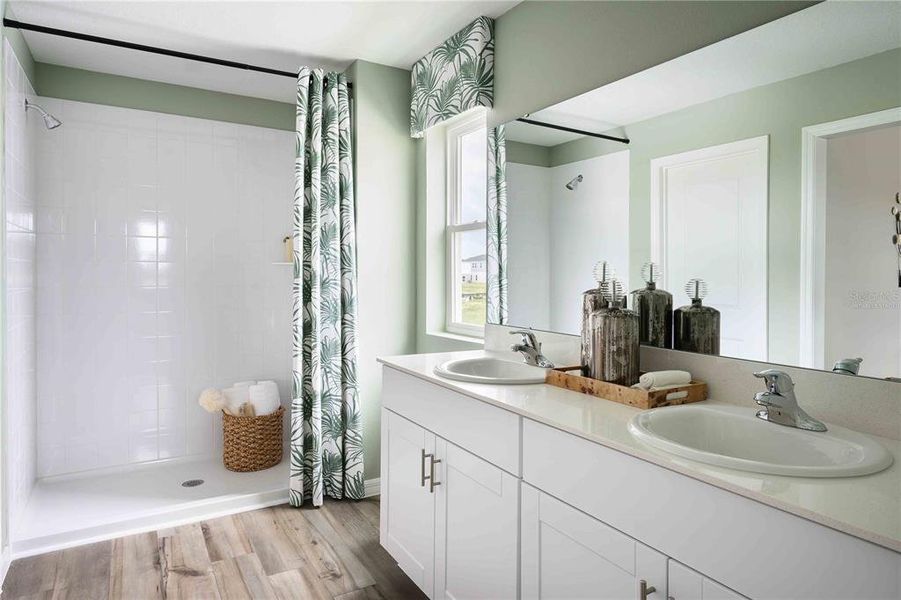 Furnished interior view inside a new home in Wynnstone, Davenport (Image 9).