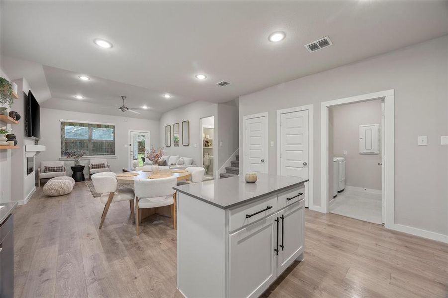 Furnished interior view inside a new home in DeBerry Reserve, Royse City (Image 17). Furnished interior view inside a new home in DeBerry Reserve, Royse City (Image 17).