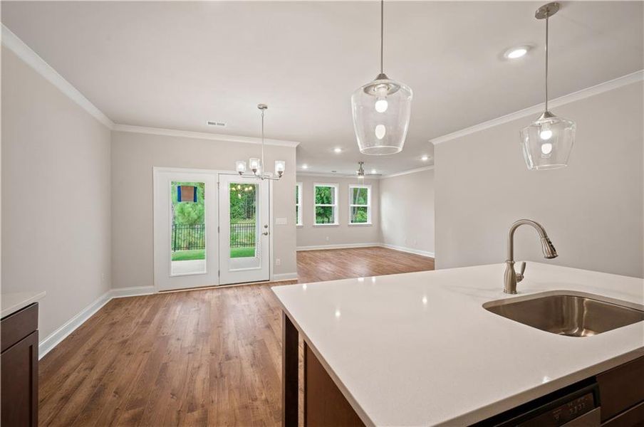 Spacious, unfurnished interior of a new home in Oak Ridge Meadows - Active Adult, Locust Grove (Image 24).