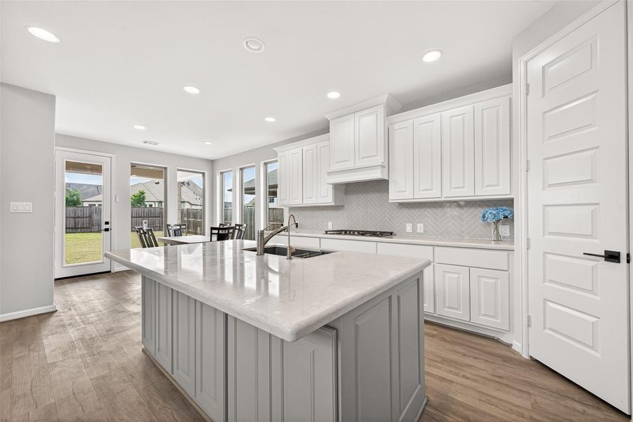 Furnished interior view inside a new home in Cane Island, Katy (Image 13).