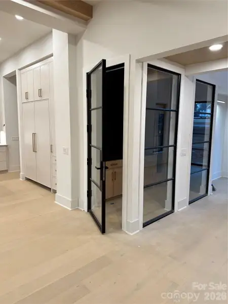Wine Room featuring 18" Built-In Wine PreservationColumn by Thermador