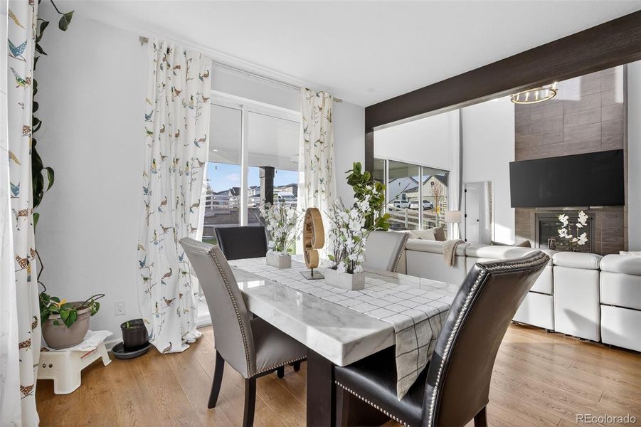 Furnished interior view inside a new home in , Parker (Image 29).