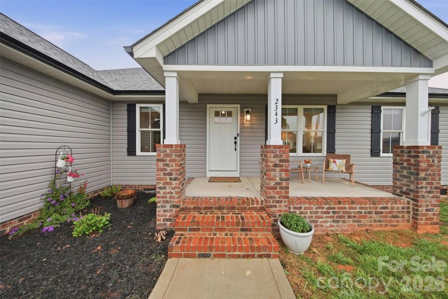 Exterior details and patio area of a home in , Crouse (Image 3).