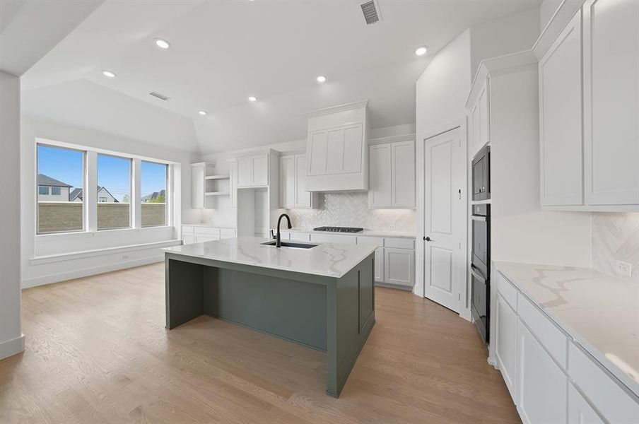 Furnished interior view inside a new home in Estates at Rockhill, Frisco (Image 8).