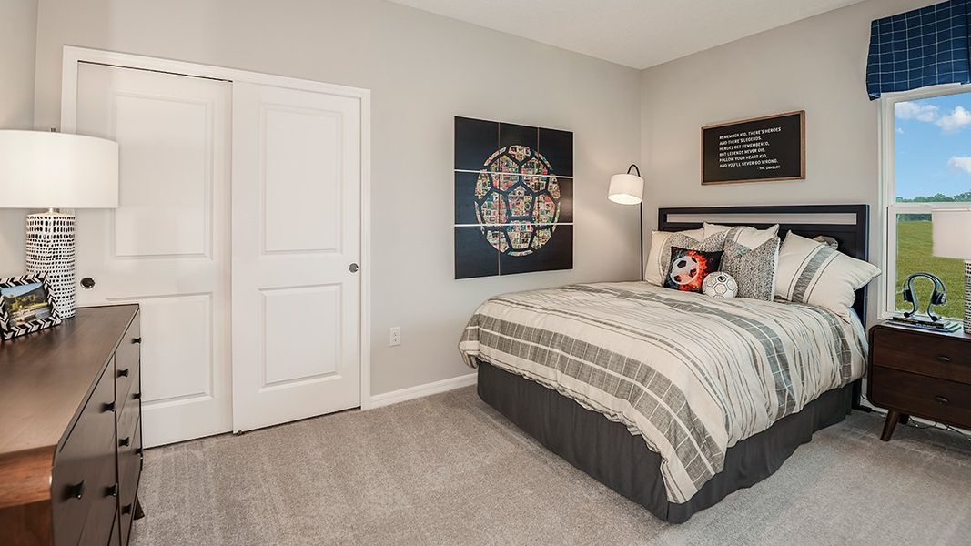 Furnished interior view inside a new home in Coopers Meadow, Jacksonville (Image 9). Furnished interior view inside a new home in Coopers Meadow, Jacksonville (Image 9).