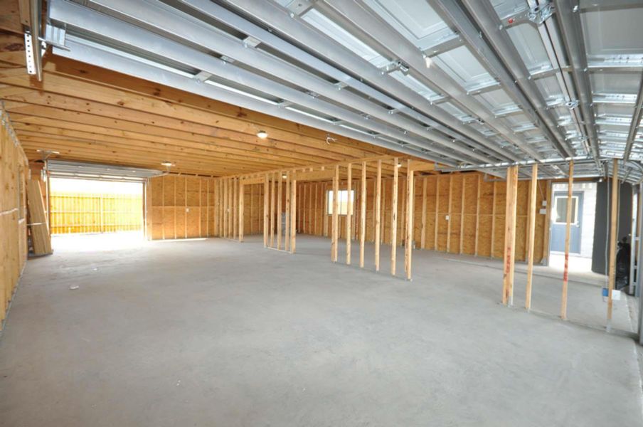 In-progress construction of a new home in Pedregal, League City, TX (Image 40).