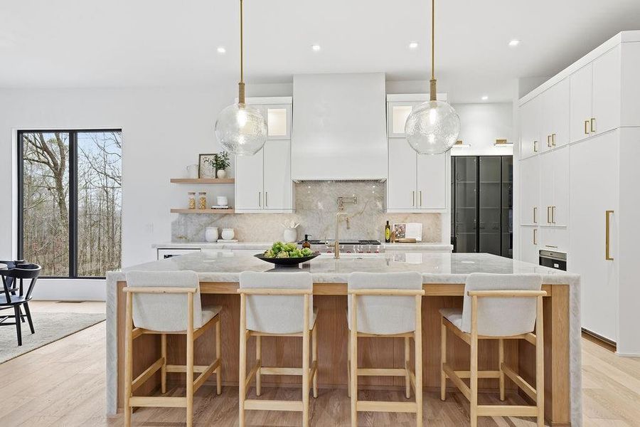 Furnished interior view inside a new home in , Johns Creek (Image 47).