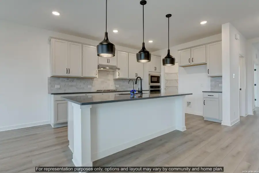 Furnished interior view inside a new home in The Wilder, Adkins (Image 6).