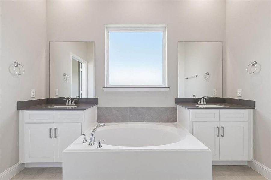 Furnished interior view inside a new home in Venetian, Weston (Image 10).