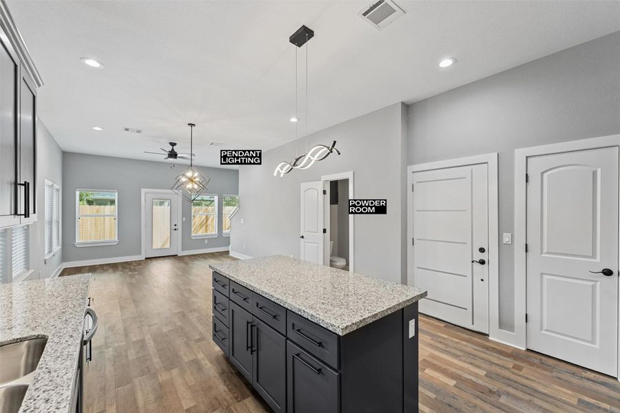 Furnished interior view inside a new home in , Houston (Image 6).