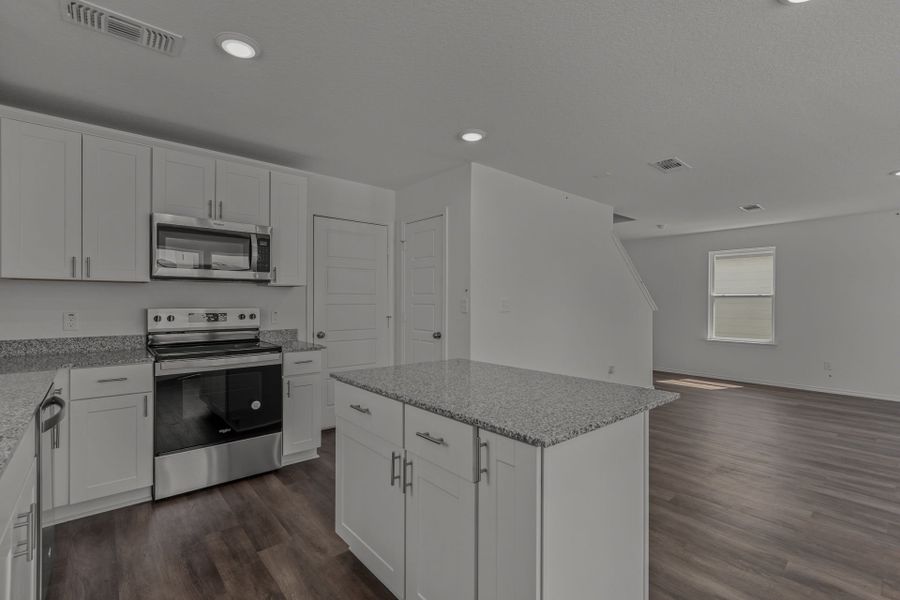 Furnished interior view inside a new home in Horizon Ridge, San Antonio (Image 2).
