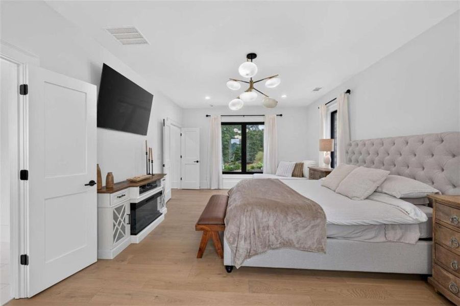 Furnished interior view inside a new home in , Hoschton (Image 18).