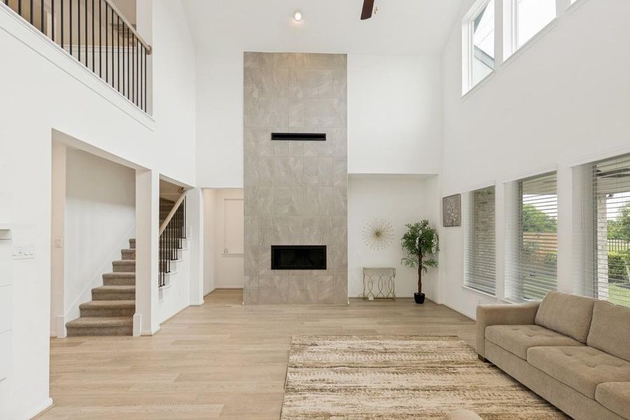 Furnished interior view inside a new home in , Cypress (Image 9).